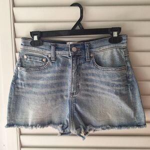 Victoria's Secret PINK Distressed Denim Cropped Shorts